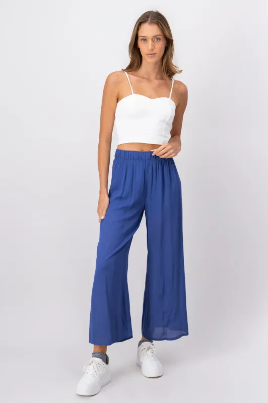 Pantalón Wide Leg Cintura Elástico sold by Shasa