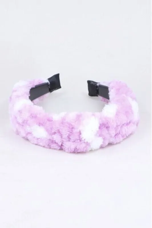 Diadema Ancha Peluche Puntos sold by Shasa