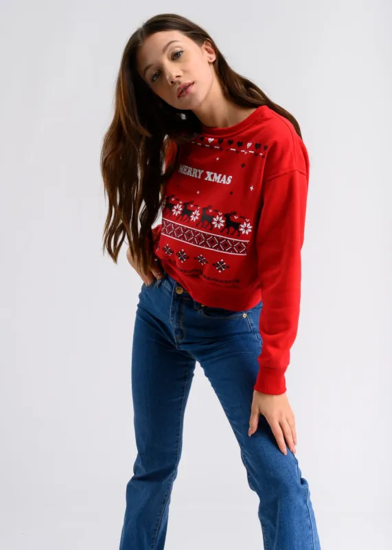 Hoodie navideña Merry X-mas sold by Shasa