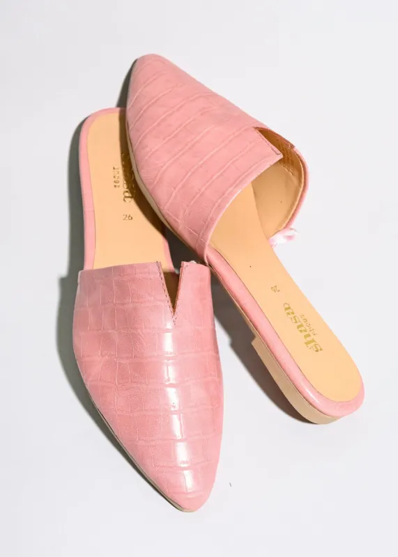 Flat mula corte v puntal cocodrilo sold by Shasa