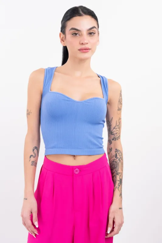 Top seamless acanalado sold by Shasa