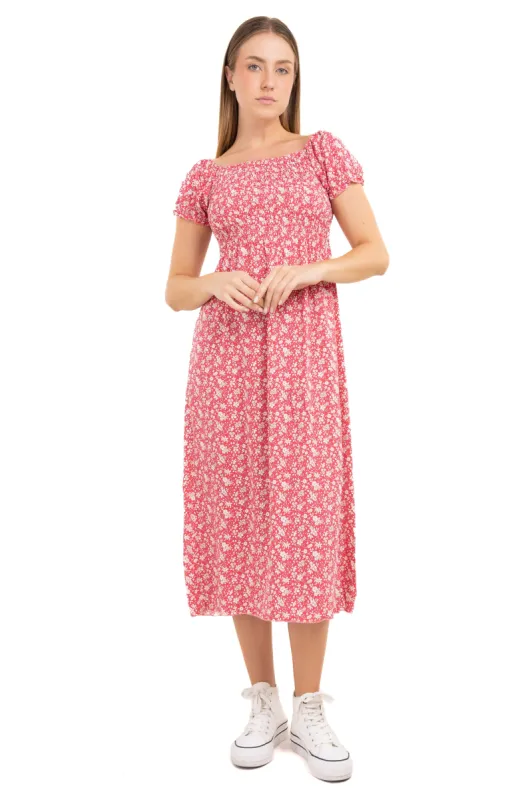 Vestido maxi manga abullonada sold by Shasa