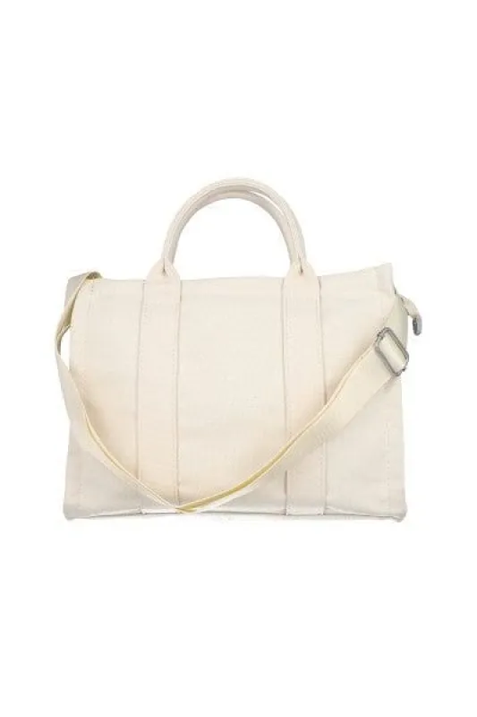 Bolsa tote midi canvas sold by Shasa