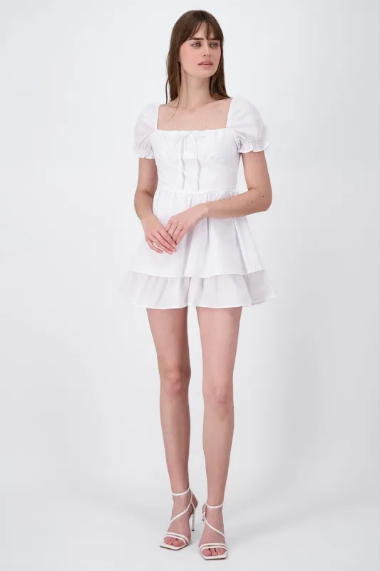 Vestido Mini Olan Manga Corta sold by Shasa