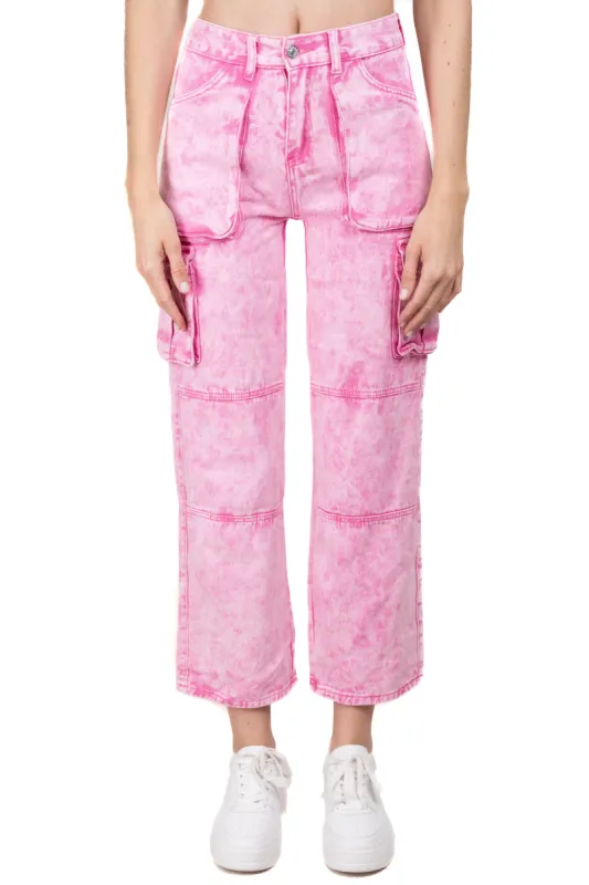 Pantalón cargo cintura alta sold by Shasa