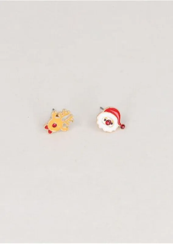 Aretes studs navideños sold by Shasa