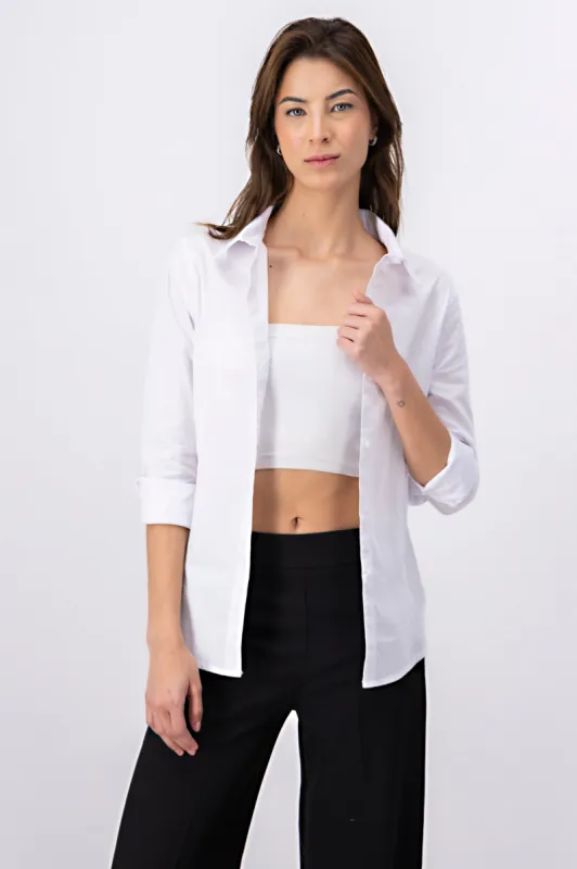 Camisa manga larga detalle pinzas sold by Shasa