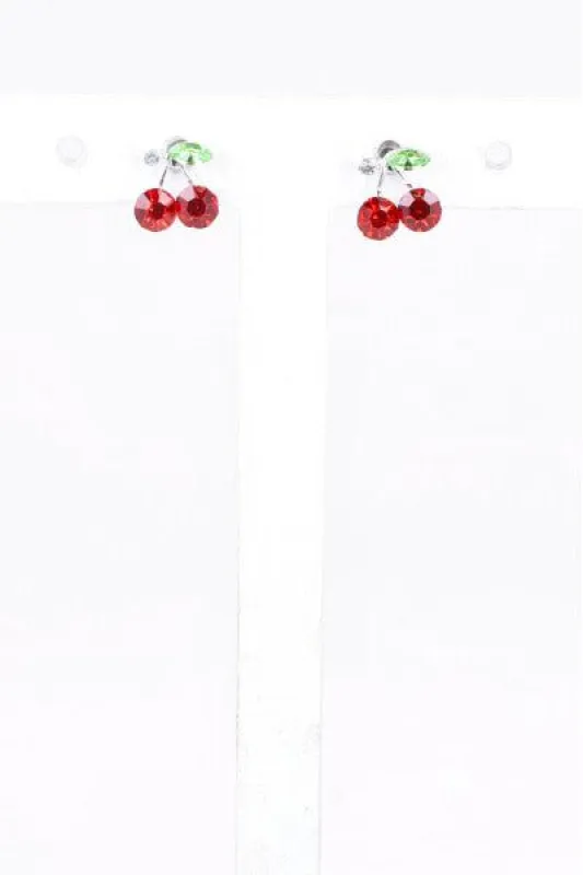 Aretes cereza acrílico sold by Shasa