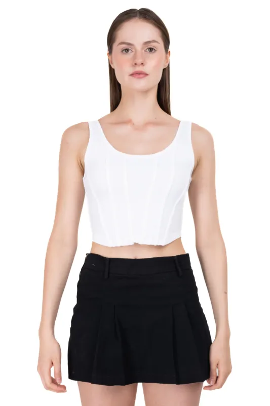 Top corset cuello redondo sold by Shasa