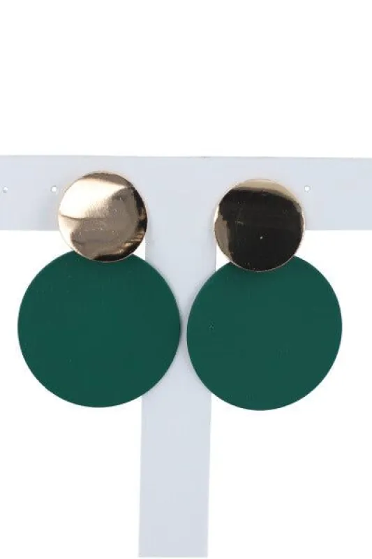 Aretes doble circulo sold by Shasa