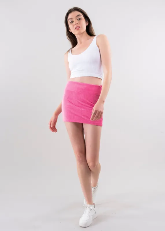 Falda Mini Tejido Rib sold by Shasa