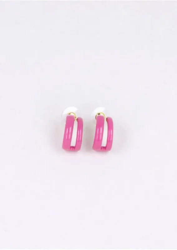 Arracadas 2 Lineas Color sold by Shasa