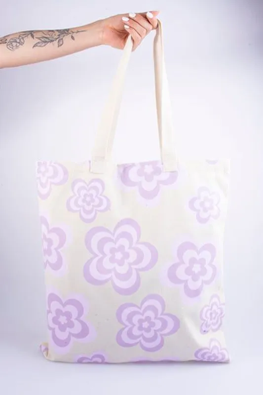 Bolso tote estampado flores sold by Shasa