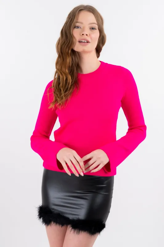 Suéter textura cuello redondo sold by Shasa