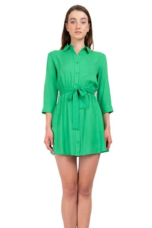 Vestido mini liso moño sold by Shasa