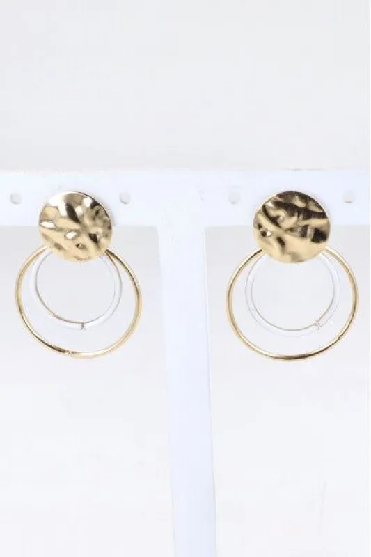 Aretes Doble Circulo sold by Shasa