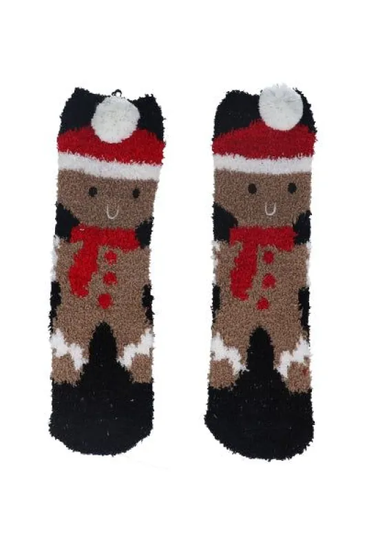 Calcetas afelpadas navideñas sold by Shasa