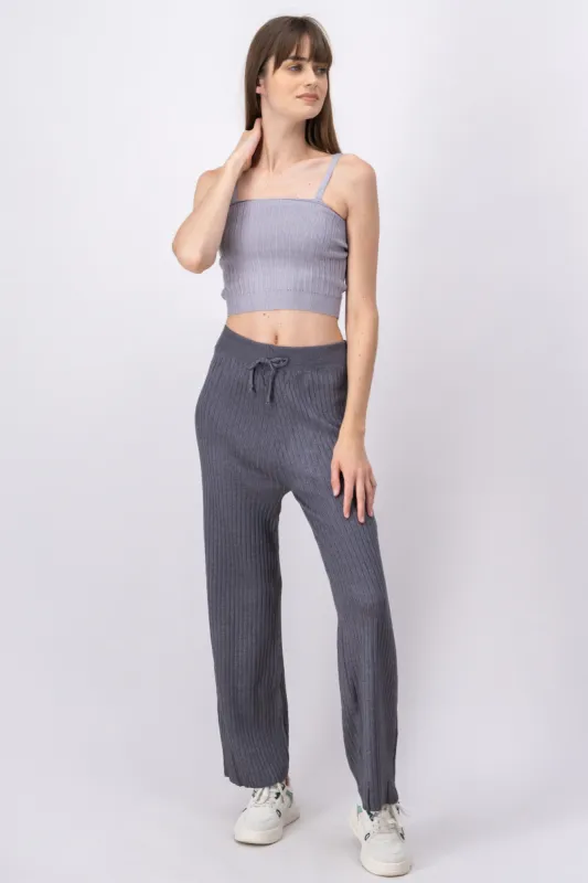 Pantalón tejido textura acanalada sold by Shasa