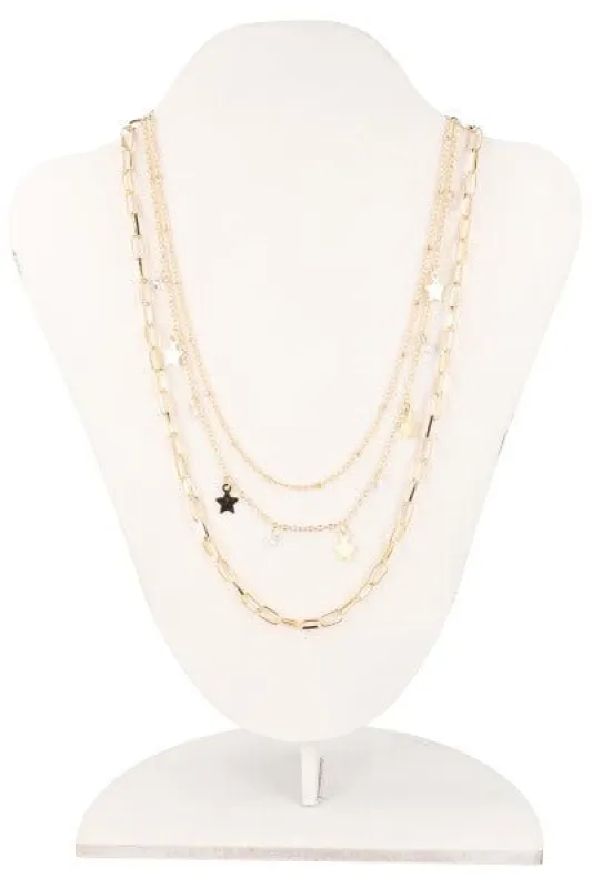Collar capas estrellas brillos sold by Shasa