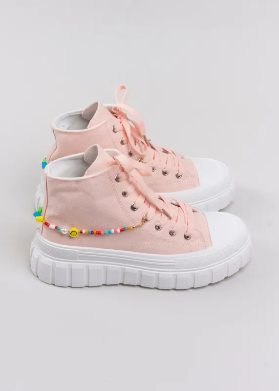 Tenis bota canvas suela gruesa dije sold by Shasa