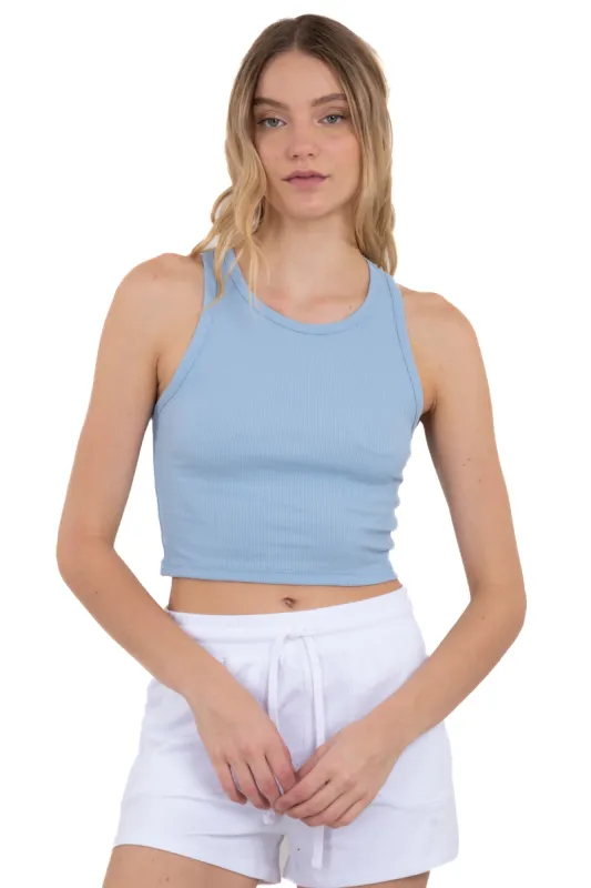 Top tank acanalado monocolor sold by Shasa