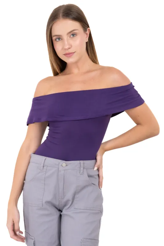 Bodysuit hombros descubiertos sold by Shasa