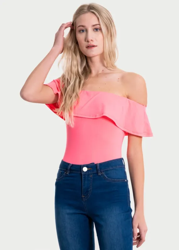 Bodysuit hombros descubiertos sold by Shasa
