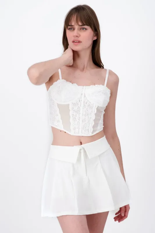 Blusa Corset Mesh Encaje sold by Shasa