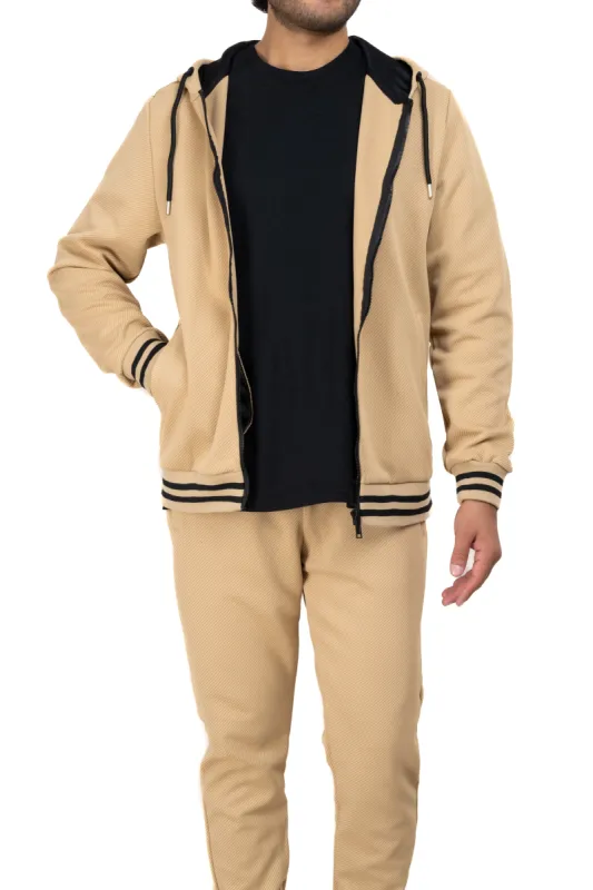 Sudadera texturizada bordes líneas sold by Shasa