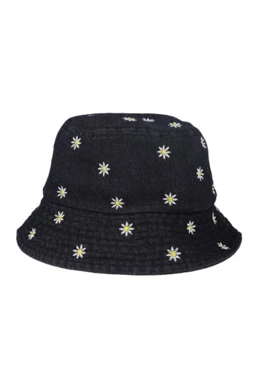 Bucket hat bordado margaritas sold by Shasa