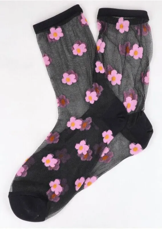 Calcetas Mesh Flores sold by Shasa