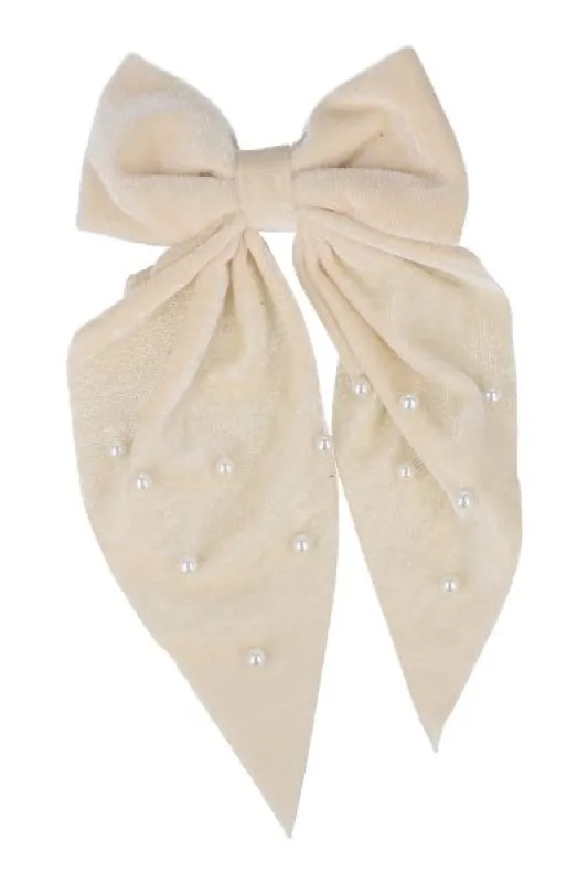 Moño Terciopelo Perlas sold by Shasa