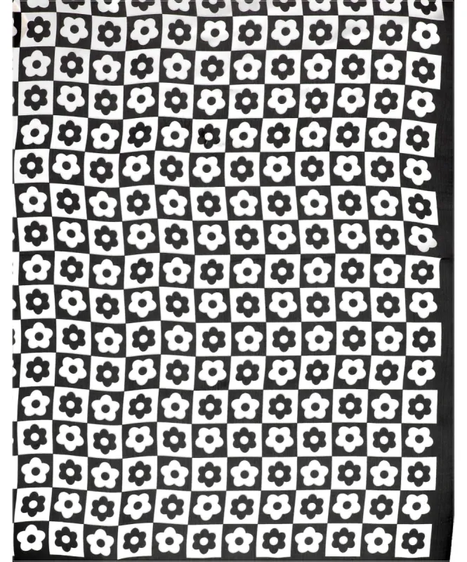 Pañuelo flores bicolor sold by Shasa