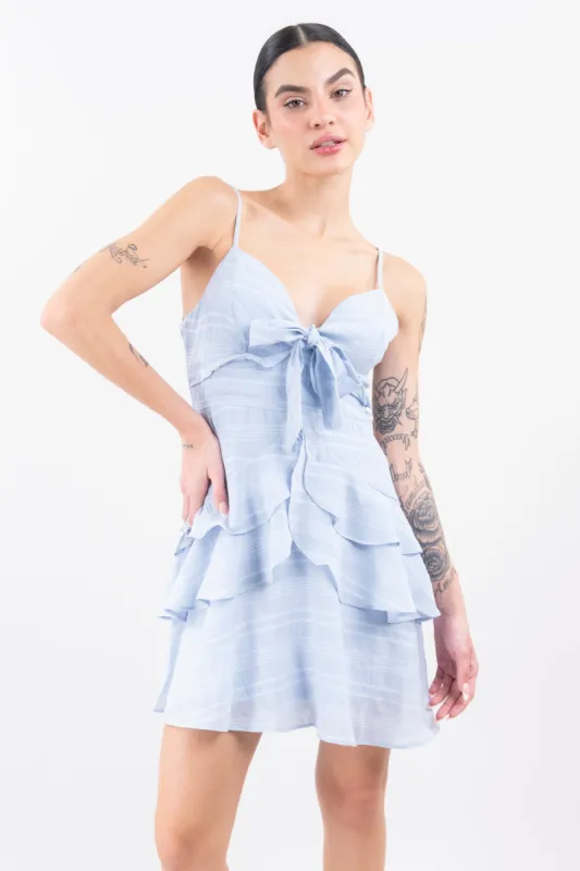 Vestido mini olanes rayas sold by Shasa