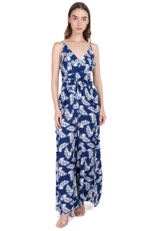Jumpsuit tirantes estampado hojas sold by Shasa