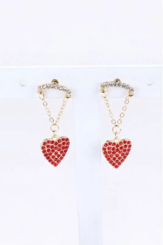 Aretes Corazon Multibrillos sold by Shasa