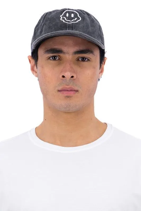 Gorra bordado happy face acid sold by Shasa