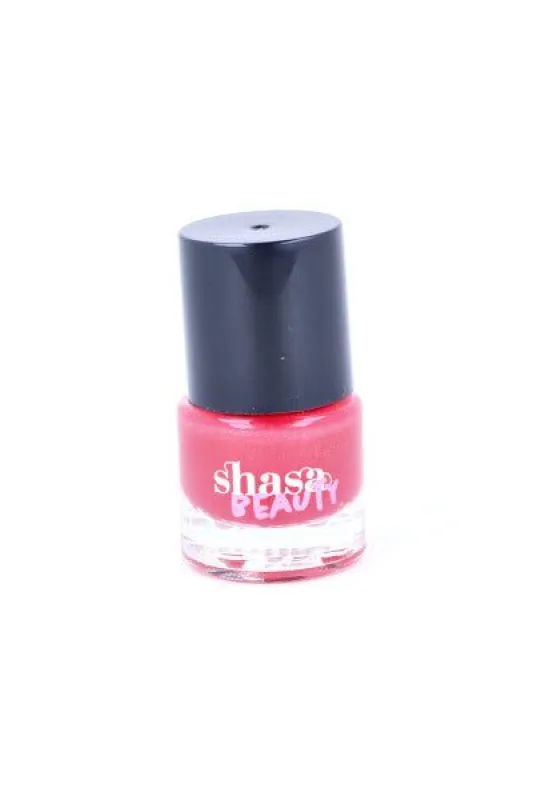 Esmalte coral glitter sold by Shasa