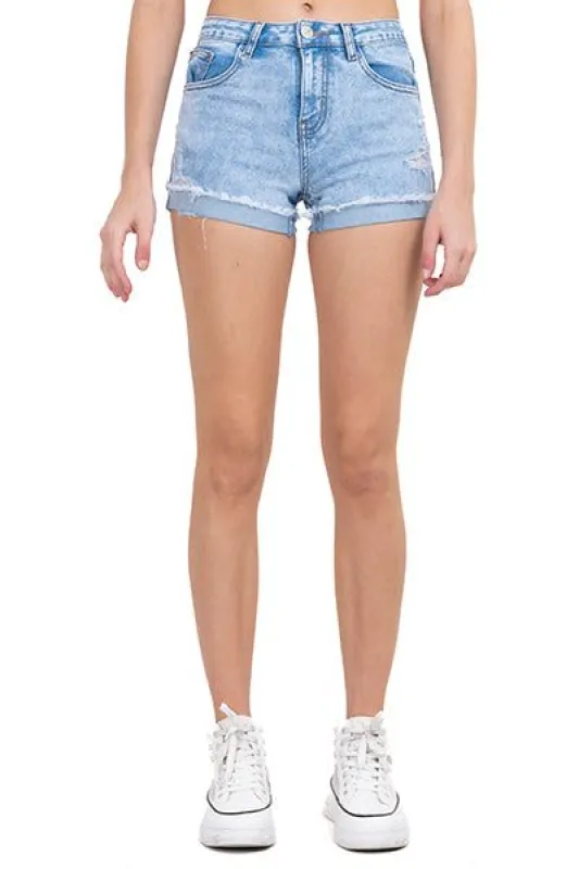 Short destrucciones dobladillo sold by Shasa