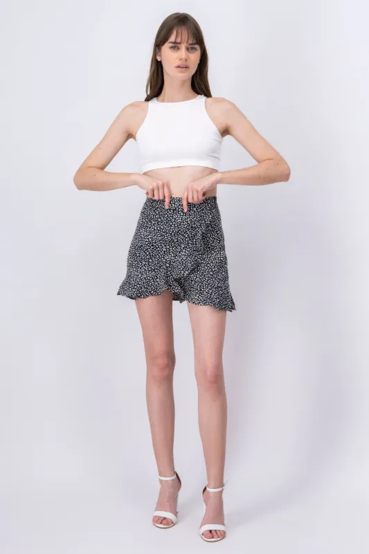 Falda mini estampado bicolor sold by Shasa