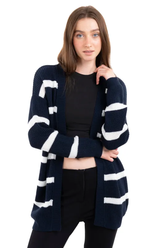 Cardigan manga larga detalle rayas sold by Shasa