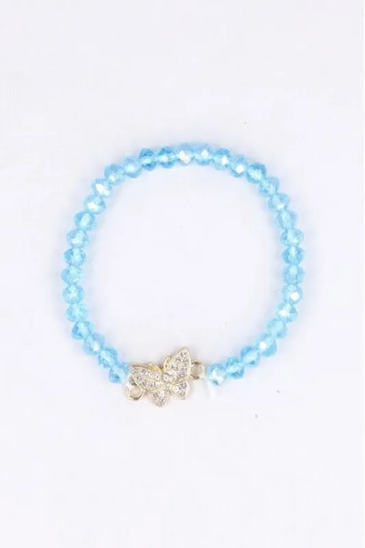 Pulsera Beads Mariposa Brillos sold by Shasa