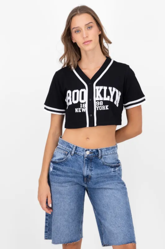 Camisa Tipo Baseball Brooklyn sold by Shasa