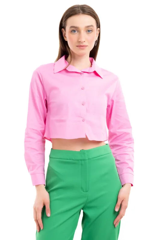 Camisa Crop Manga Larga sold by Shasa