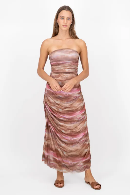 Maxi Vestido Mesh Tie Dye sold by Shasa