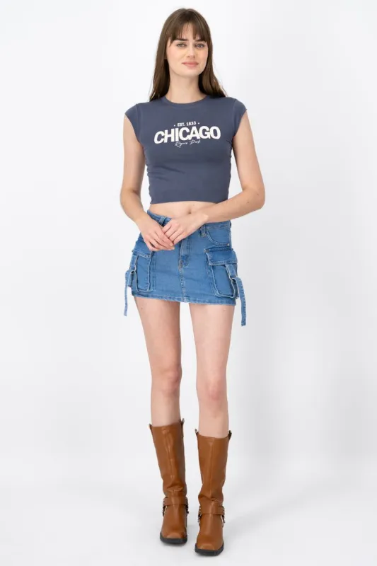 Falda Cargo 2 Bolsas sold by Shasa