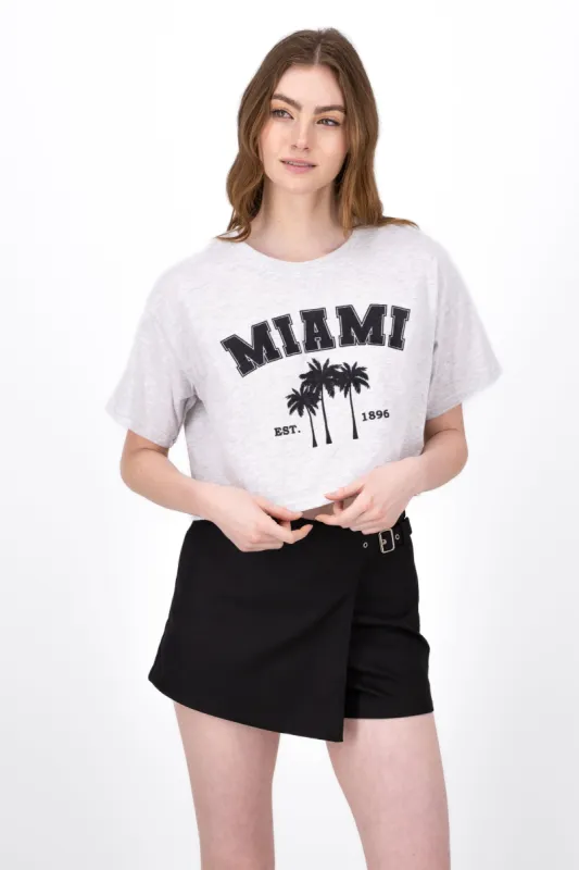 Playera Crop Miami sold by Shasa