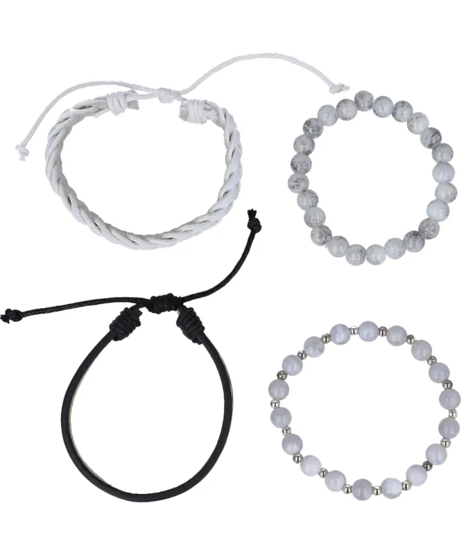 Set 4 Pulseras Cuentas sold by Shasa