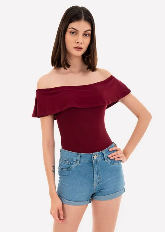 Bodysuit hombros descubiertos sold by Shasa