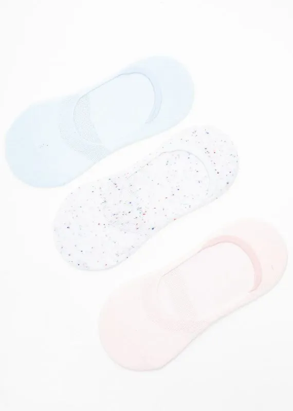 Set 3 pares cubrepie lisos sold by Shasa